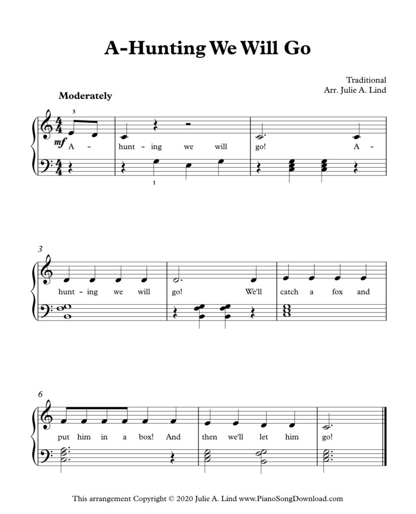 A-Hunting We Will Go - Level 2