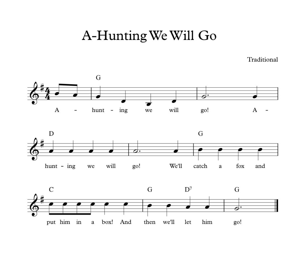 A-Hunting We Will Go