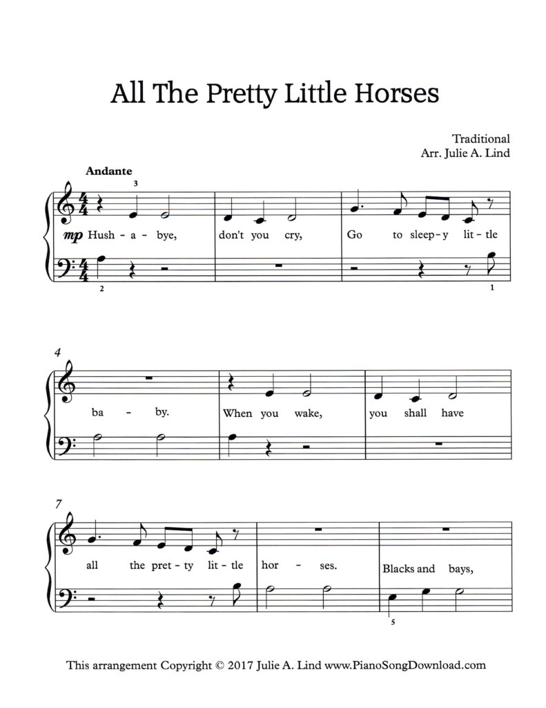 All The Pretty Little Horses