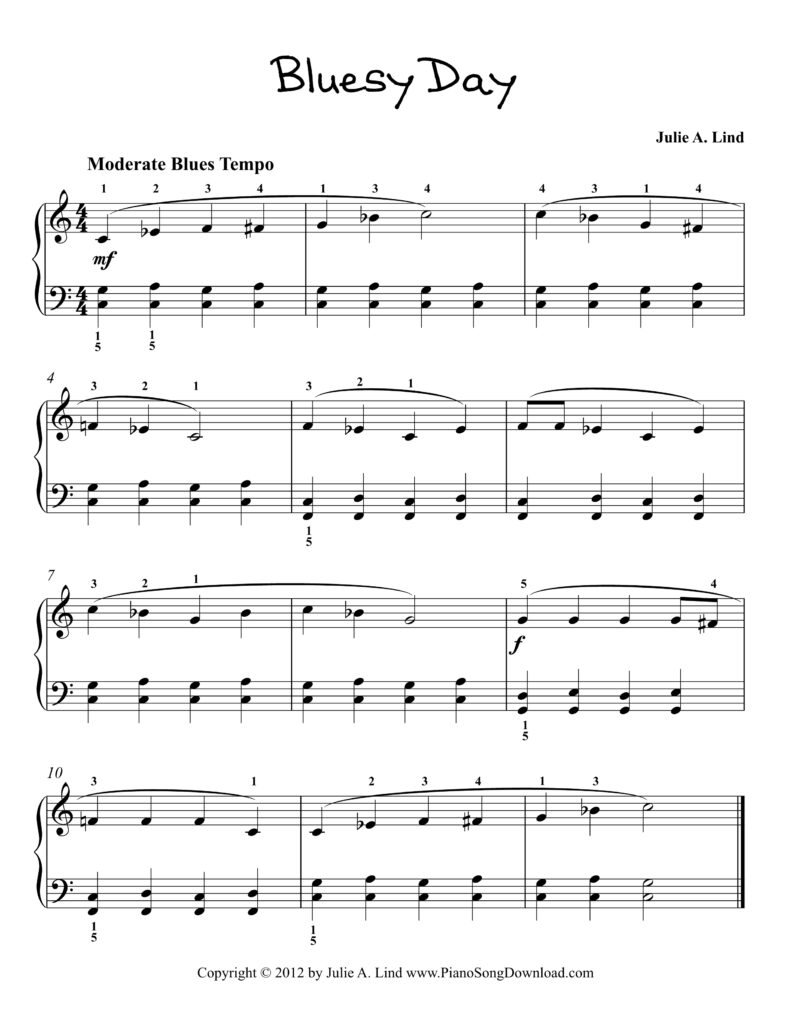 Bluesy Day by Julie Lind