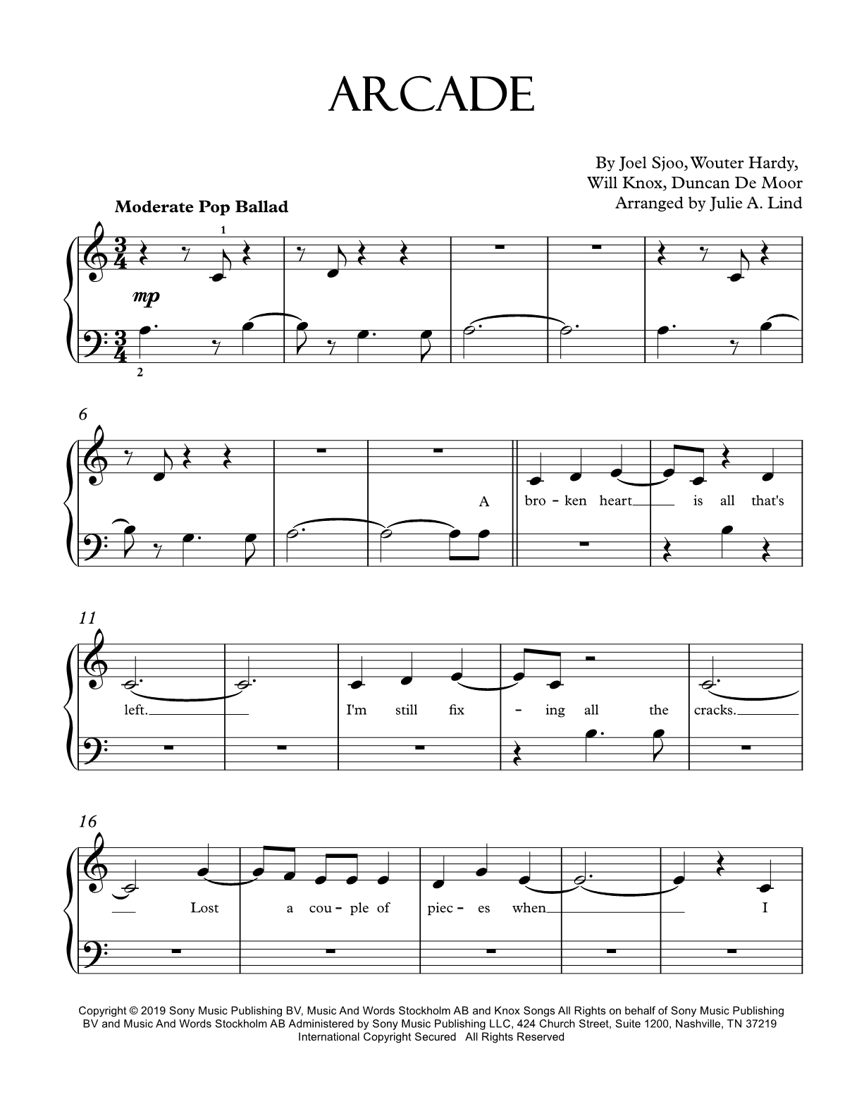 Arcade Easy Piano