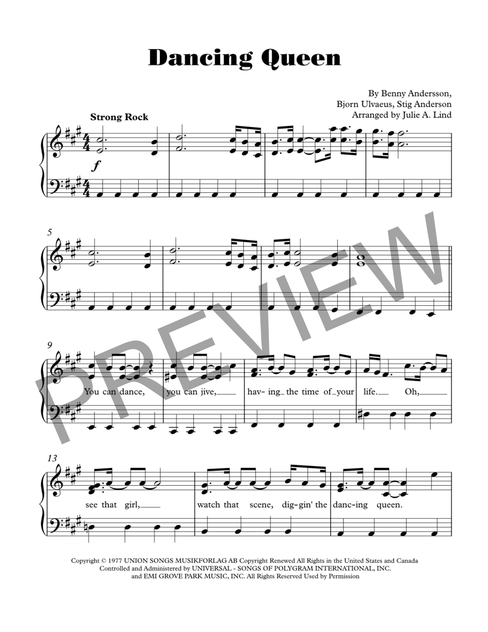 Dancing Queen - Intermediate