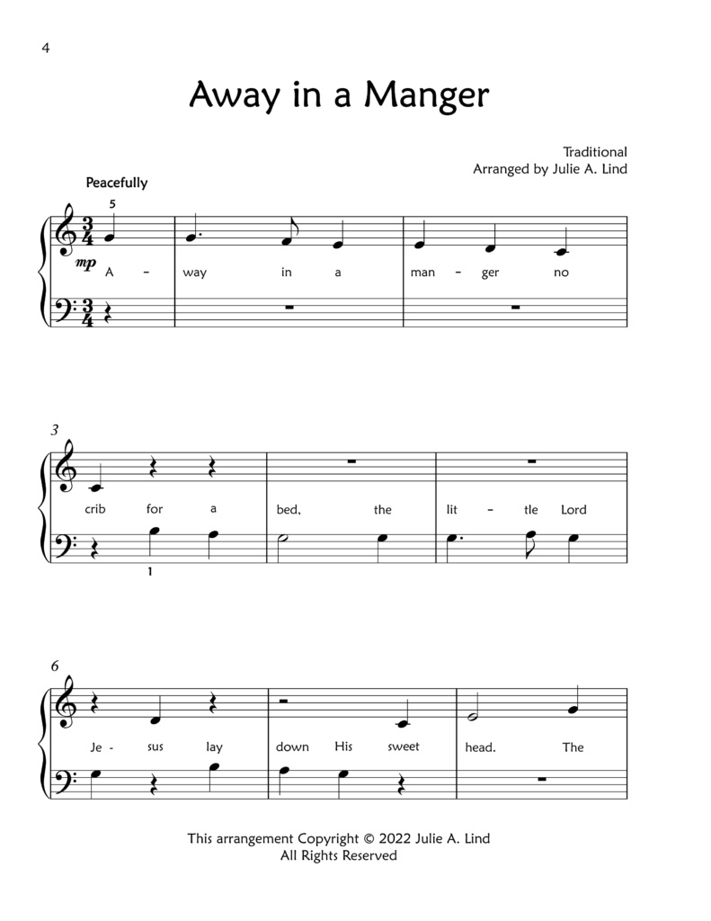 Away in a Manger