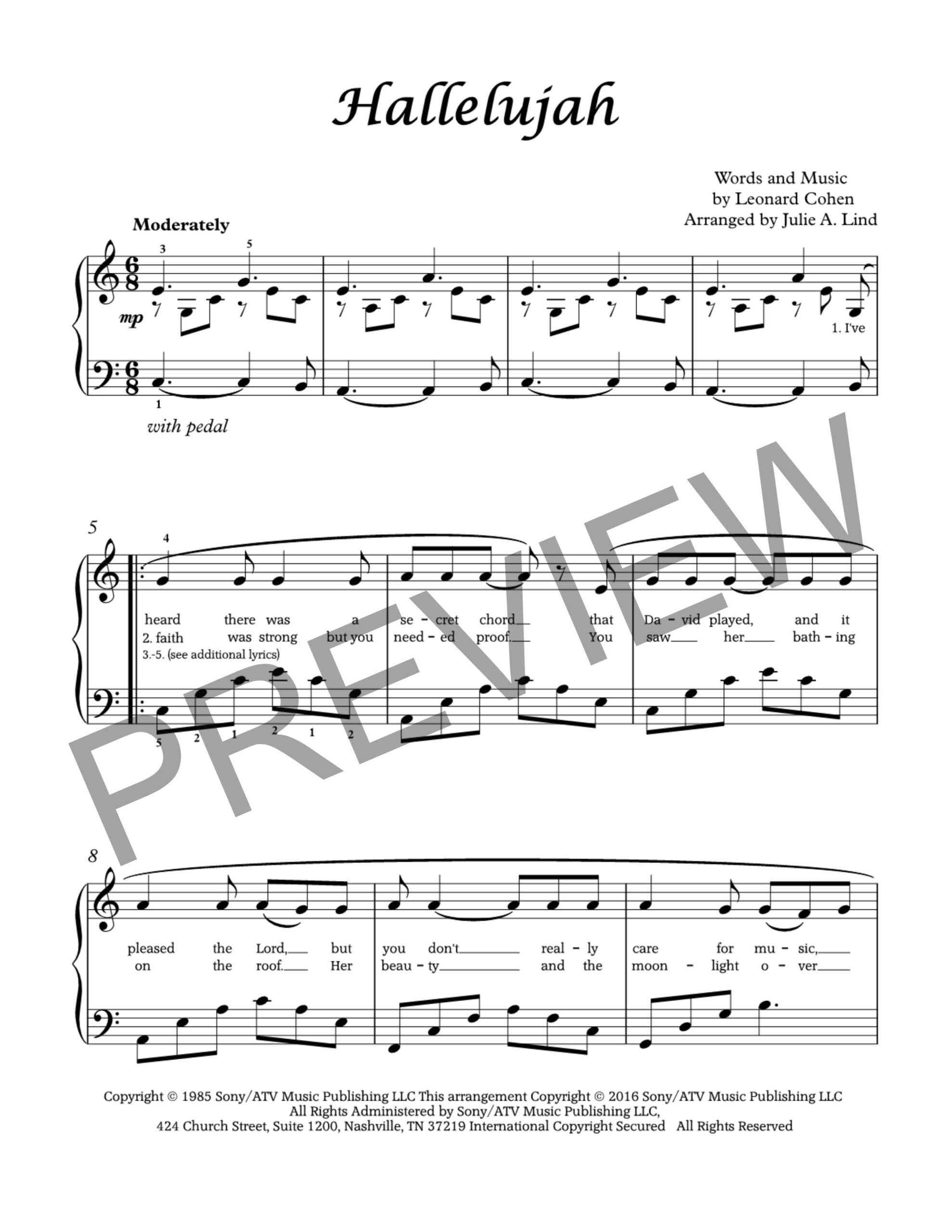 Hallelujah by Leonard Cohen