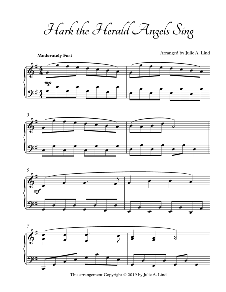 Hark the Herald Angels Sing - Julie Lind