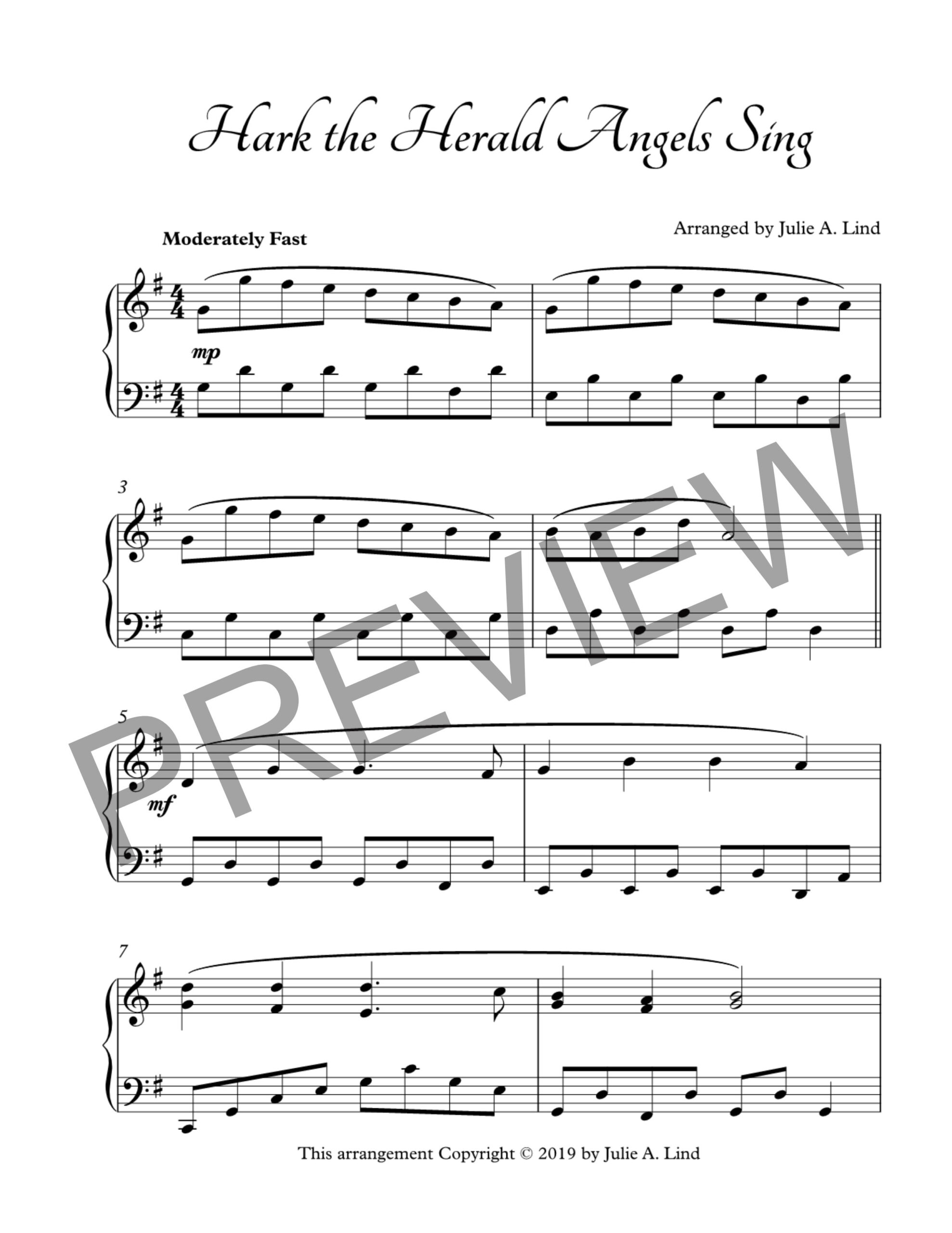 Hark the Herald Angels Sing - Julie Lind