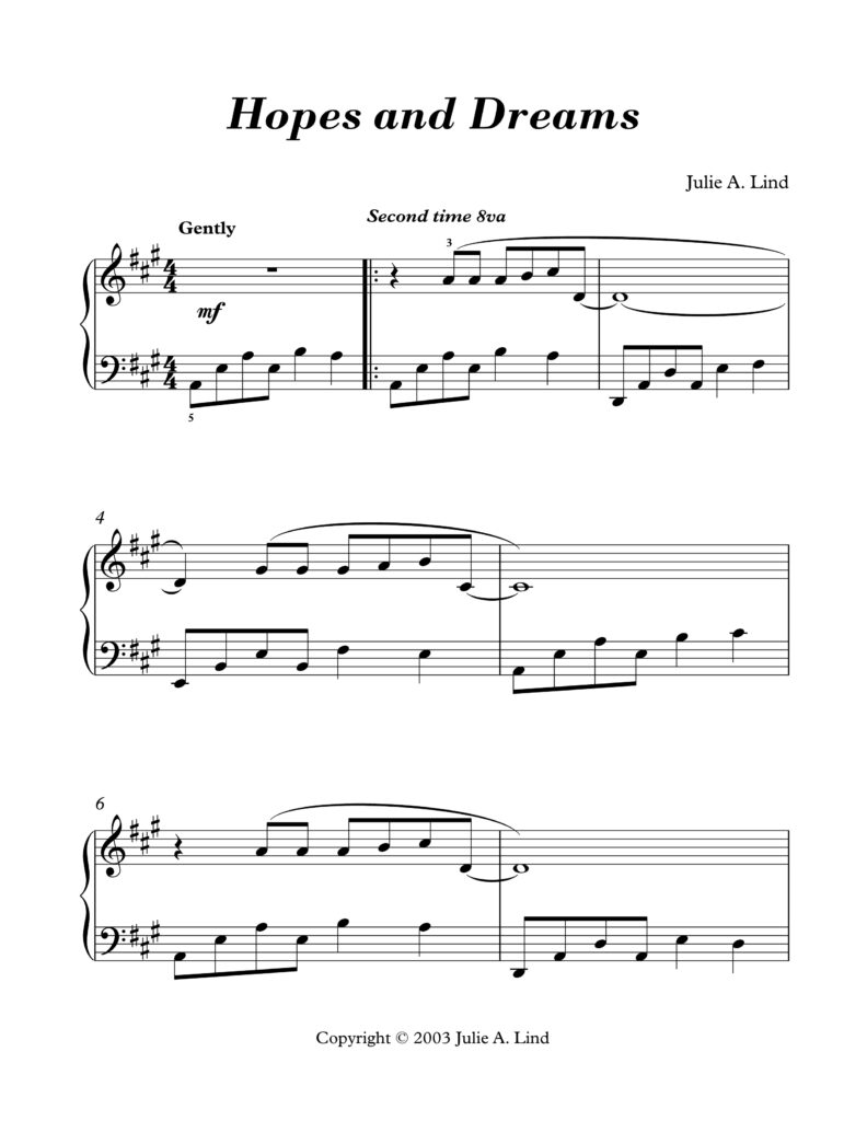 Hopes and Dreams by Julie Lind