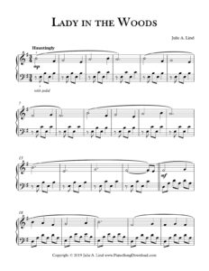 Lady in the Woods, original composition by Julie Lind