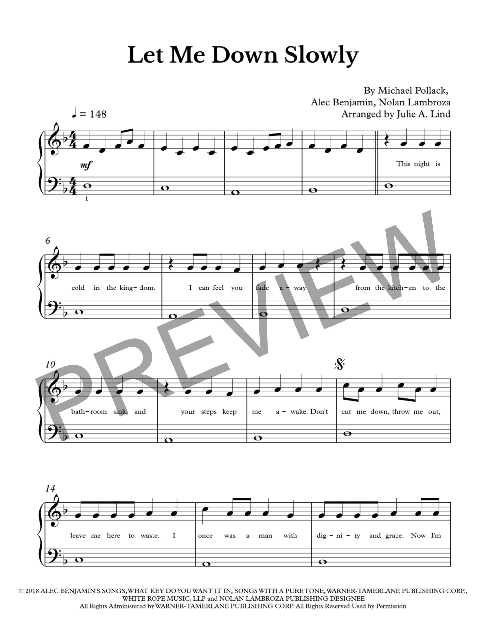 Let Me Down Slowly by Alec Benjamin