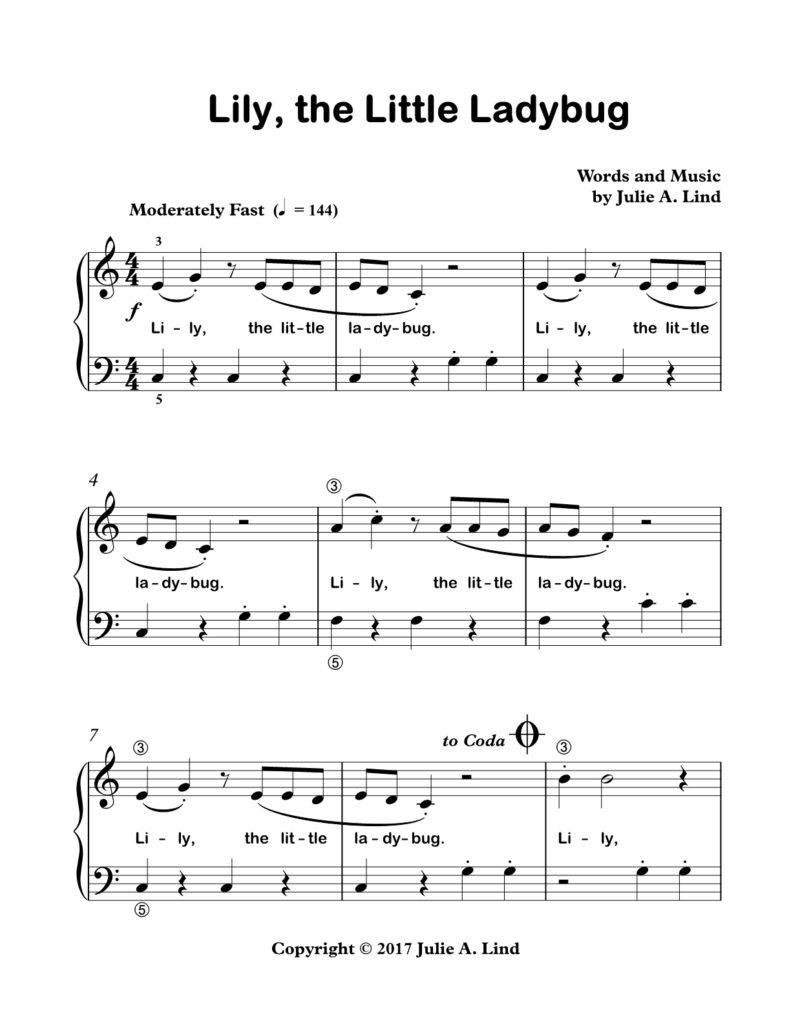 Lily the Little Ladybug by Julie Lind