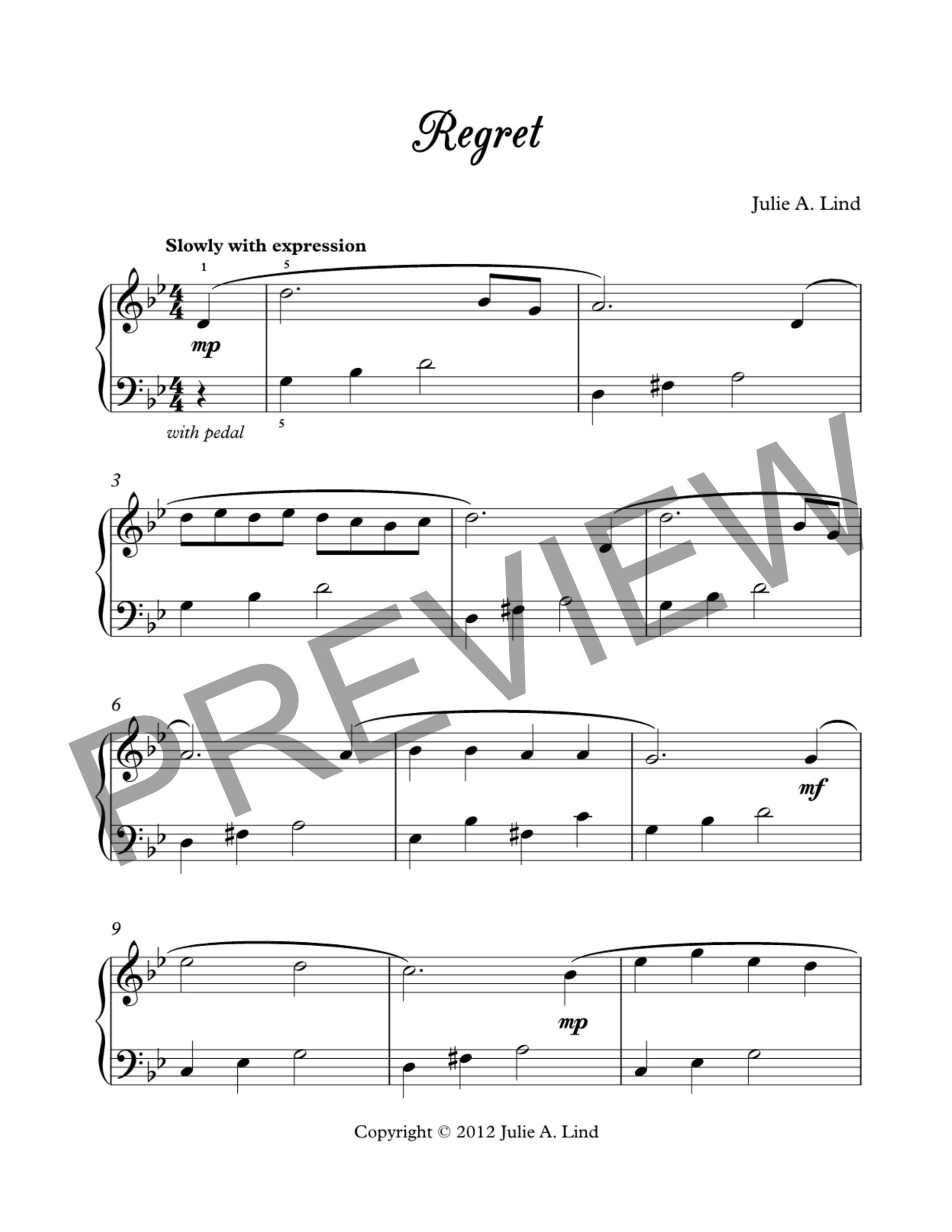 Regret by Julie Lind