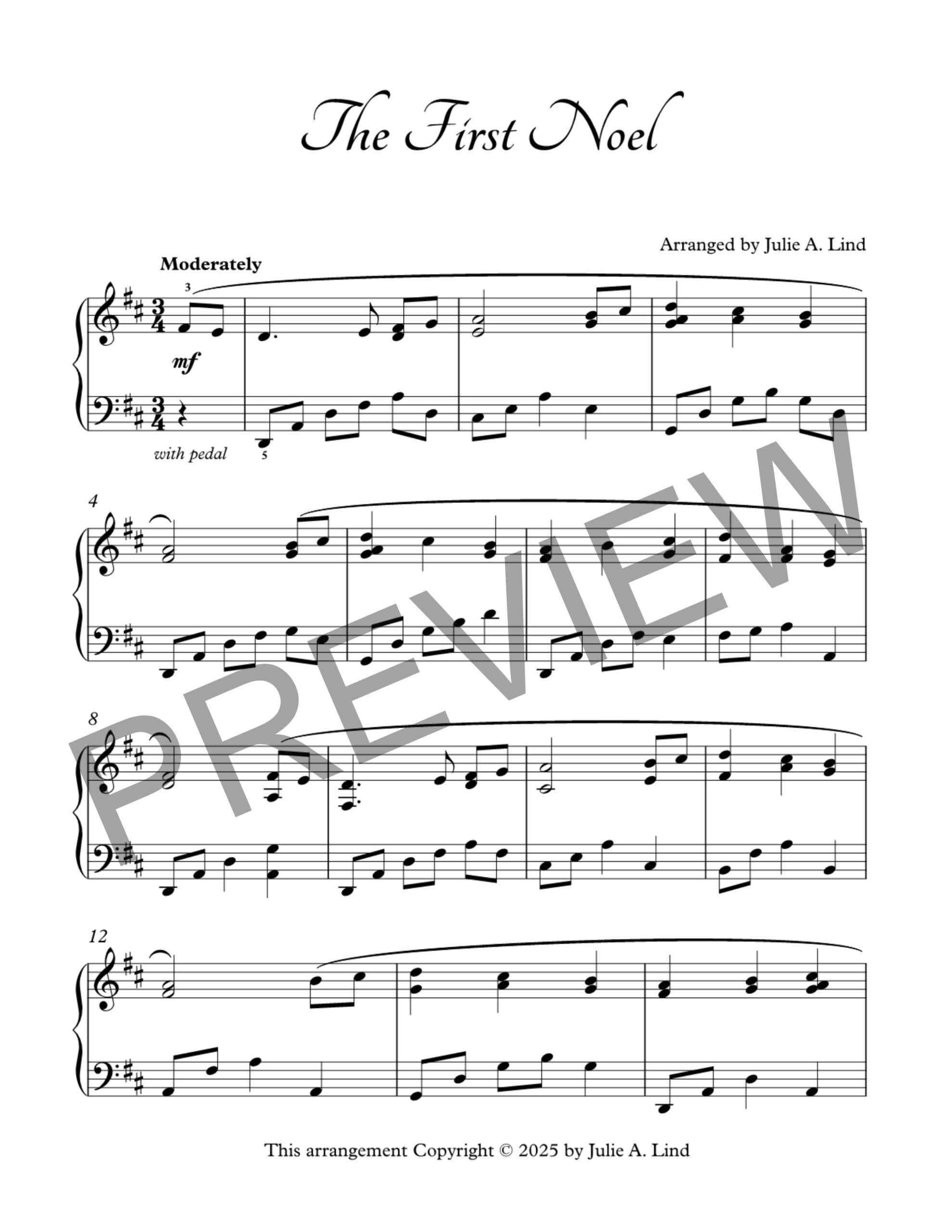 The First Noel by Julie Lind
