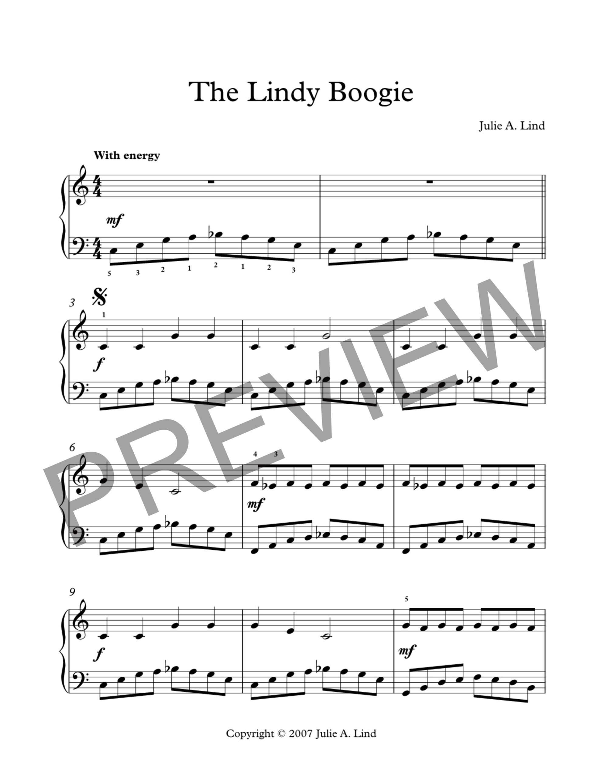 The Lindy Boogie by Julie Lind