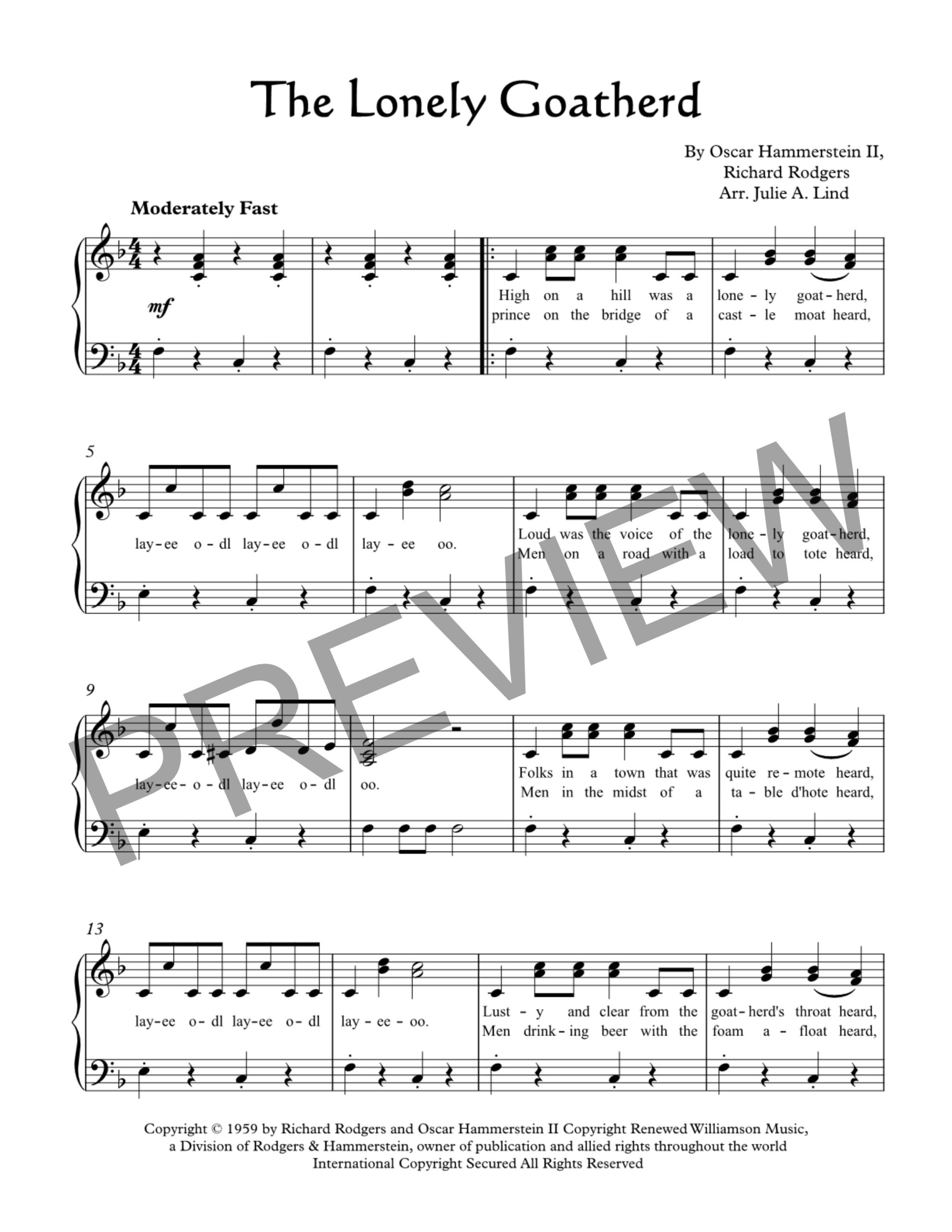 The Lonely Goatherd from The Sound of Music