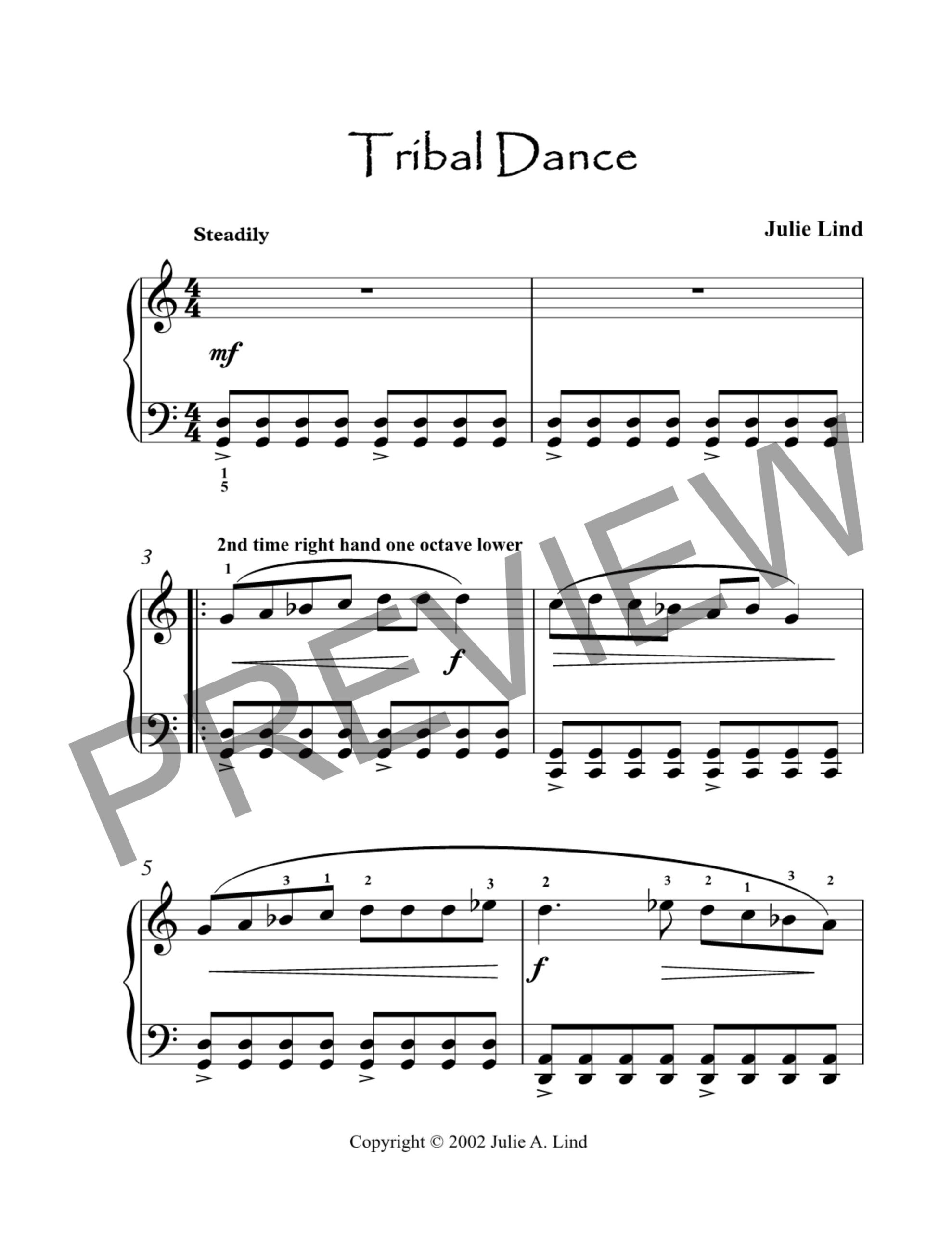 Tribal Dance by Julie Lind