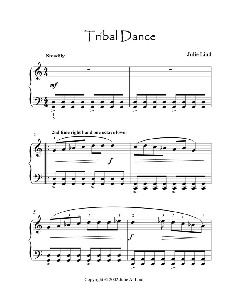 Tribal Dance - by Julie Lind
