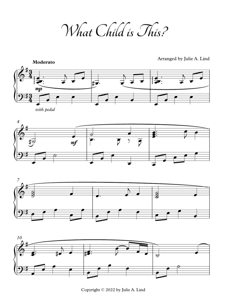 What Child Is This - Julie Lind