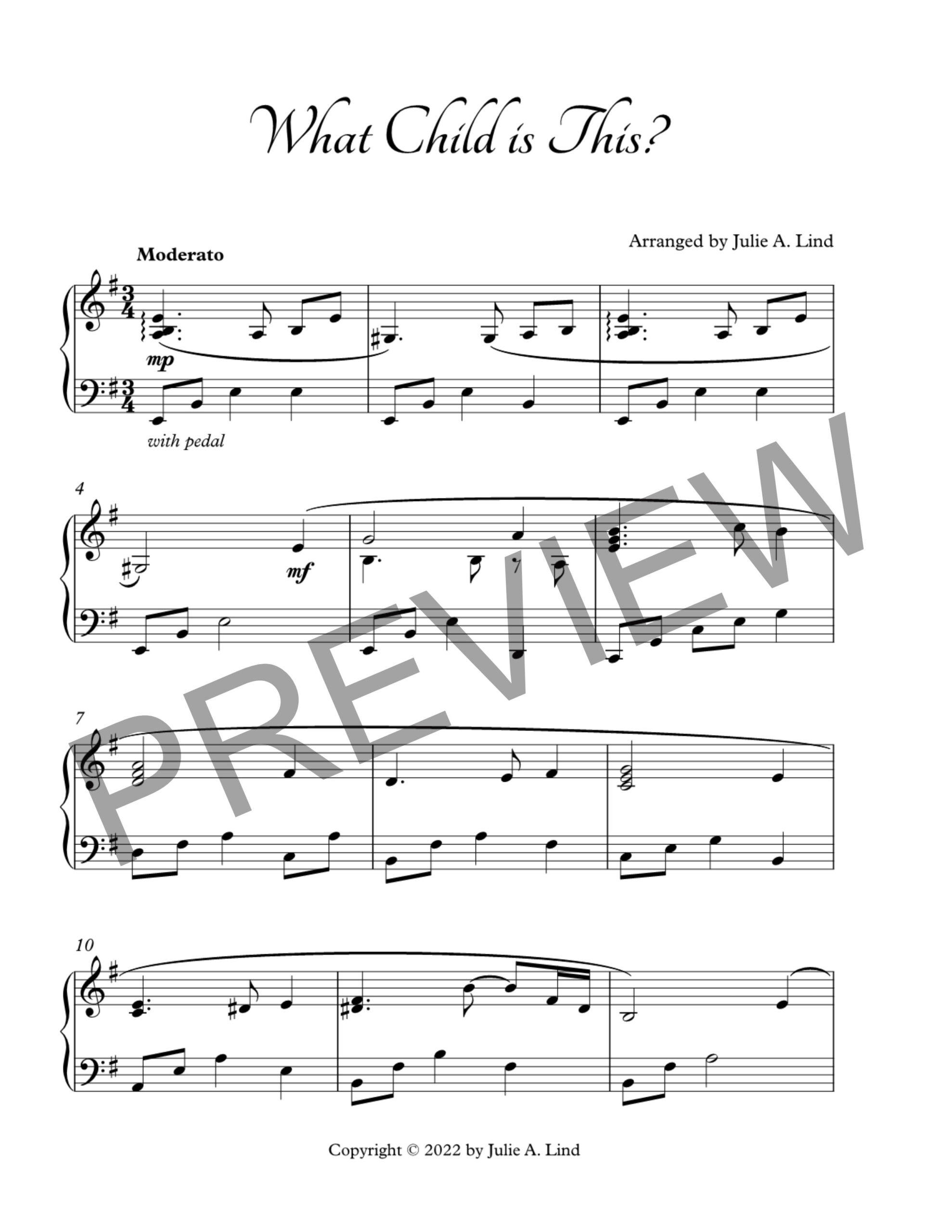 What Child is This by Julie Lind