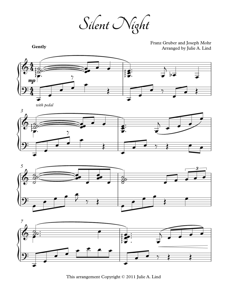 Silent Night - Piano