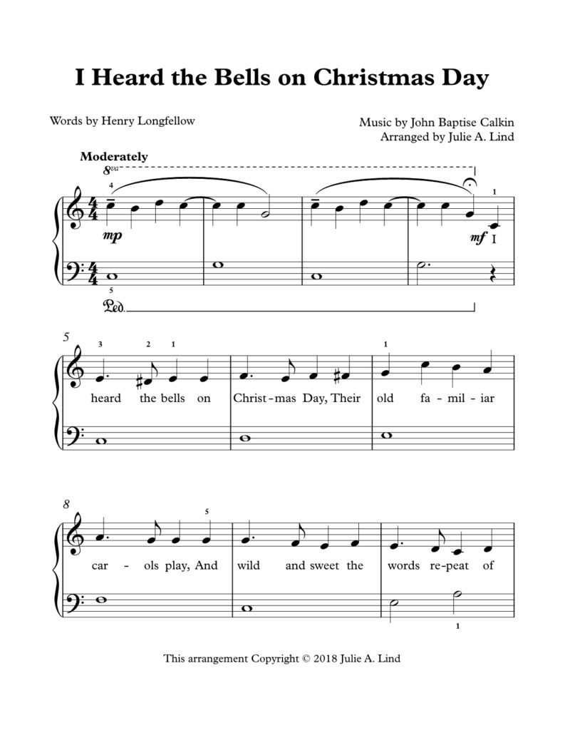 I Heard the Bells on Christmas Day by Julie Lind