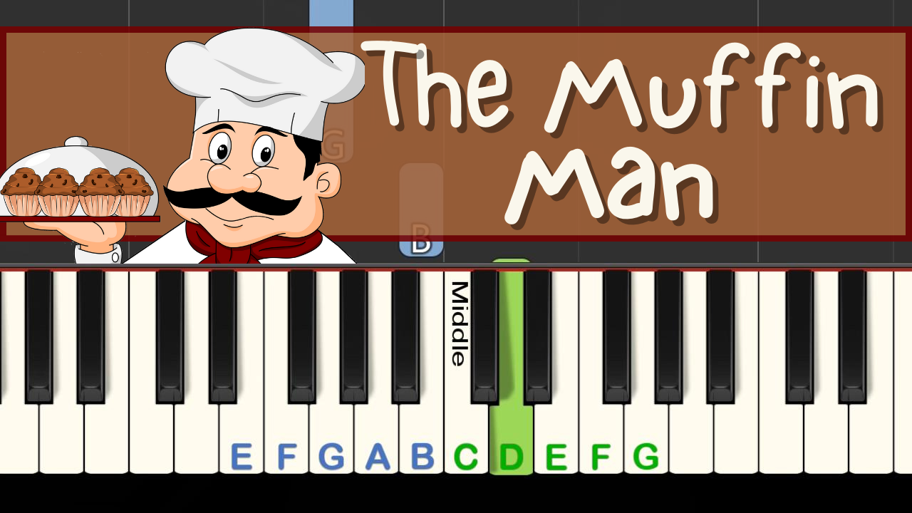 The Muffin Man Piano Tutorial