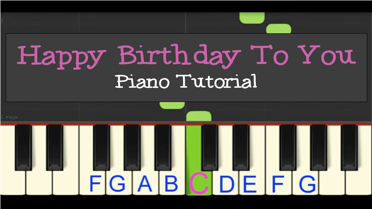 Happy Birthday Piano Tutorial